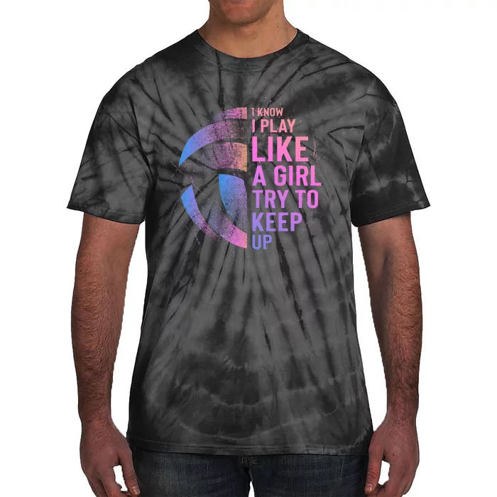 Volleyball For College Volleyball Lovers Tie-Dye T-Shirt