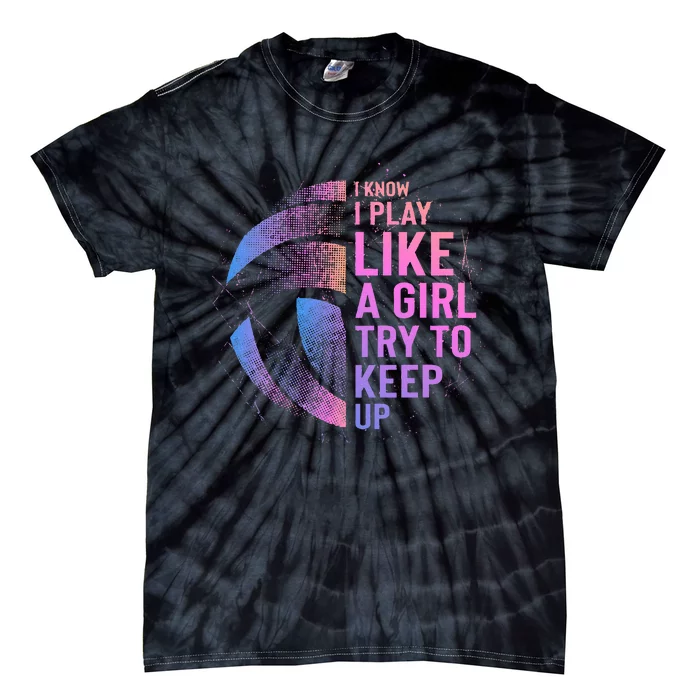 Volleyball For College Volleyball Lovers Tie-Dye T-Shirt