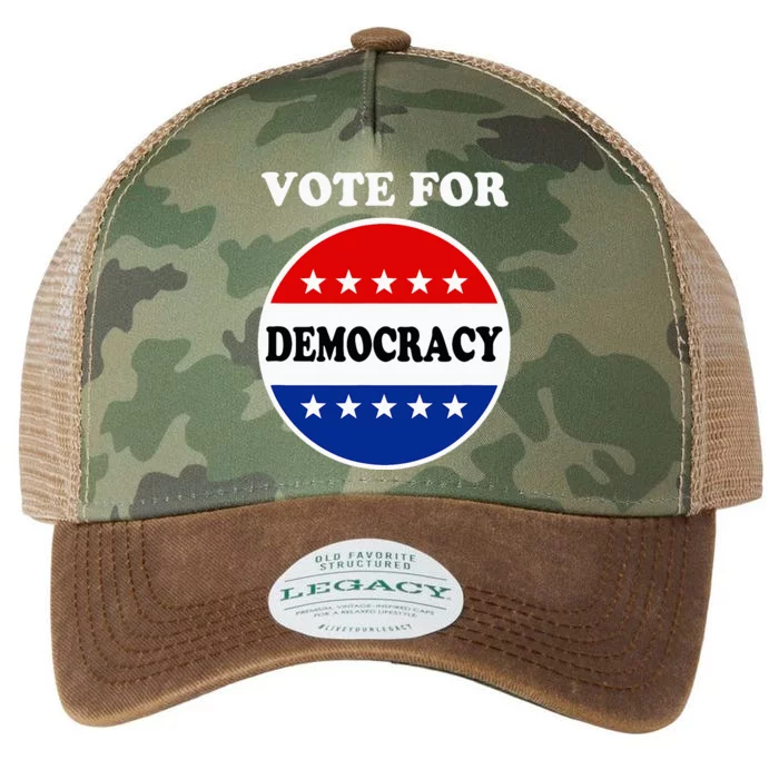 Vote For Democracy In 2024 Political Legacy Tie Dye Trucker Hat