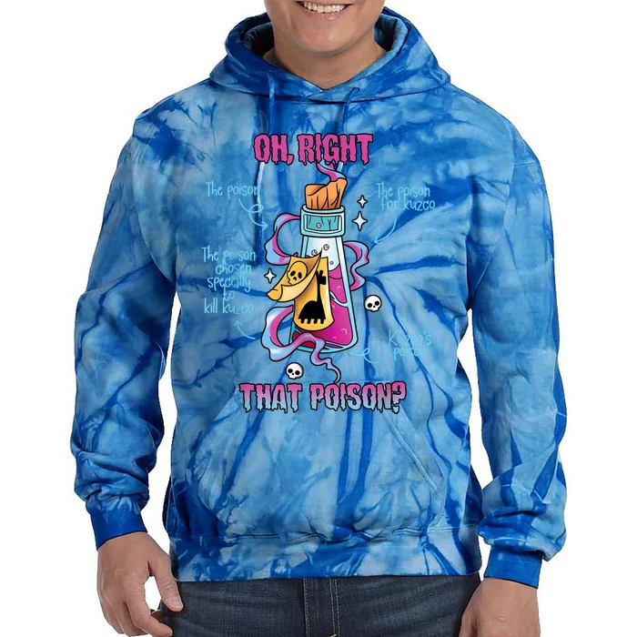 Vintage Funny Drink Me Oh Right That Poisonllama Halloween Tie Dye Hoodie