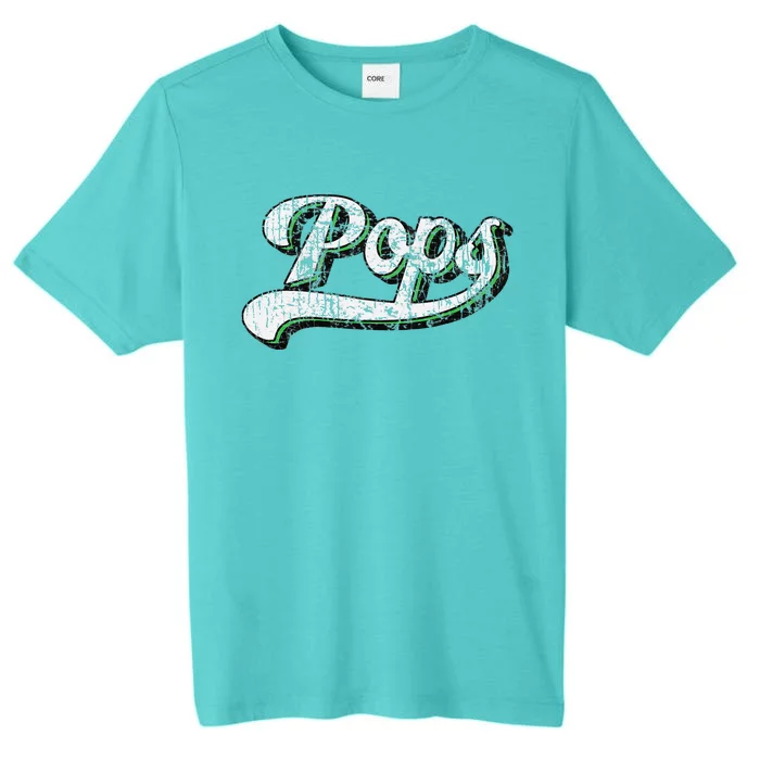 Vintage Fathers Day Pops ChromaSoft Performance T-Shirt