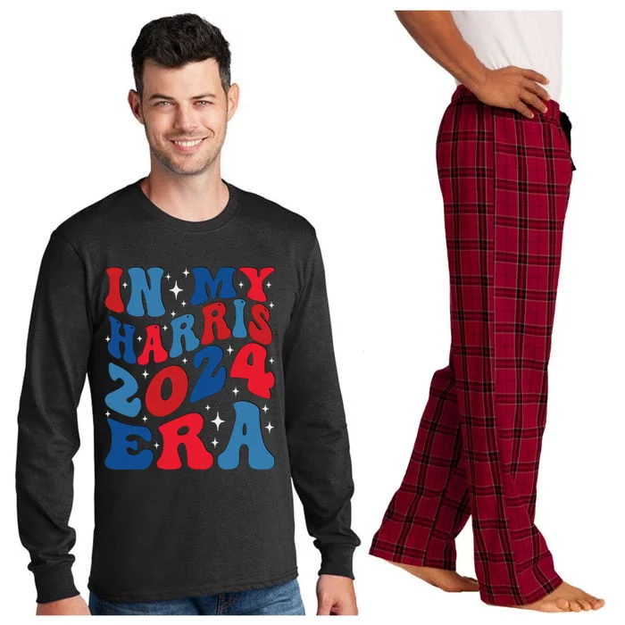 Vote For Democracy Vote Kamala Harris In My Harris Era 2024 Long Sleeve Pajama Set