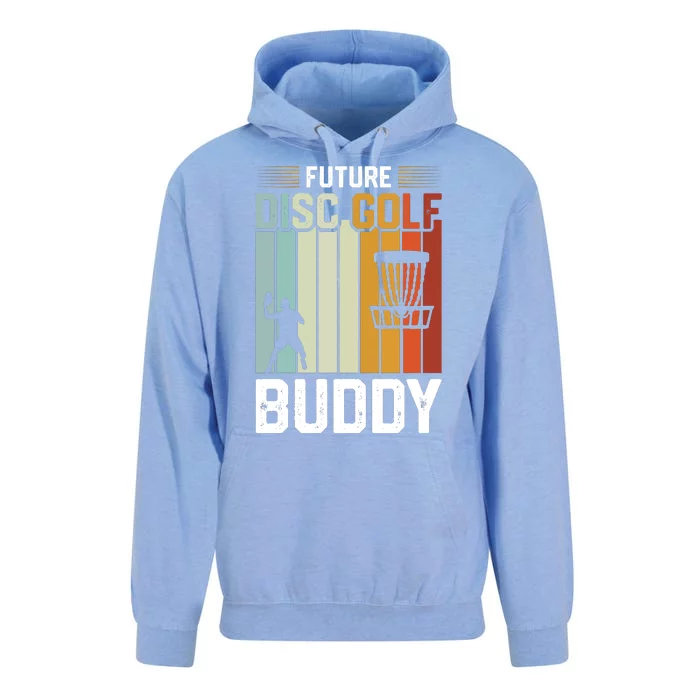 Vintage Future Disc Golf Buddy Frolf Flying Disc Sport Unisex Surf Hoodie