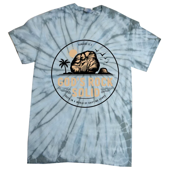 Vintage Faithful Designs Gods Rock Tie-Dye T-Shirt