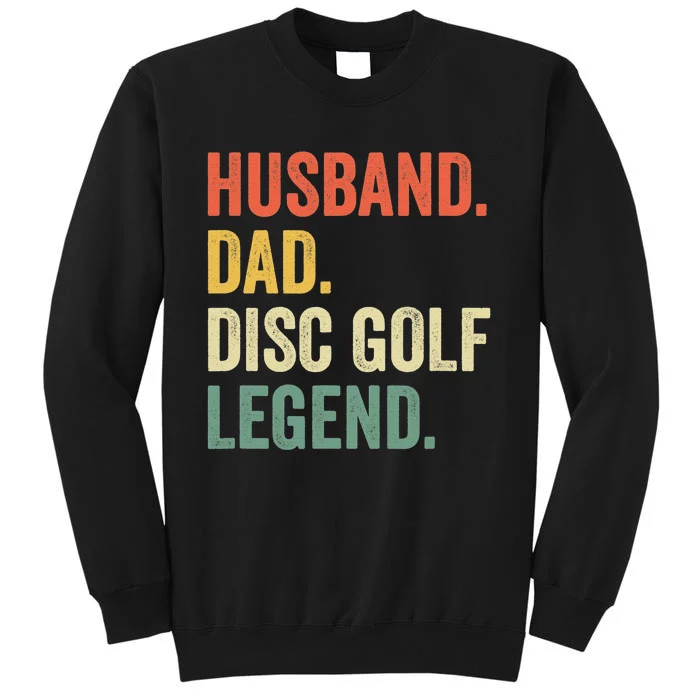 Vintage Fathers Day Golf Funny Husband Dad Legend Tall Sweatshirt