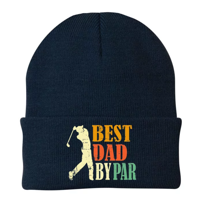 Vintage Father's Day Golfing Best Dad By Par Knit Cap Winter Beanie