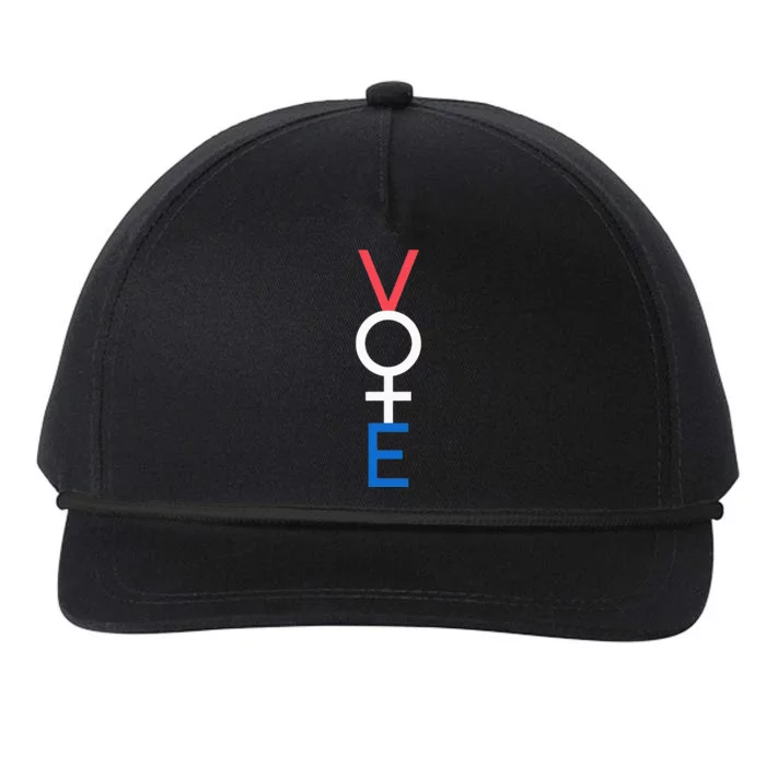 Vote Feminism Empower Women Equality Election Activism Snapback Five-Panel Rope Hat