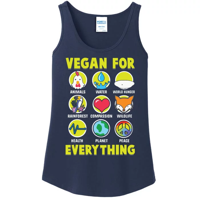 Vegan For Everything Proud Vegan Ladies Essential Tank