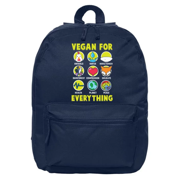 Vegan For Everything Proud Vegan 16 in Basic Backpack