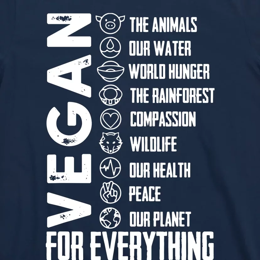 Vegan For Everything Planet Earth Day Save The Bees T-Shirt