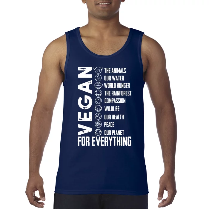 Vegan For Everything Planet Earth Day Save The Bees Tank Top