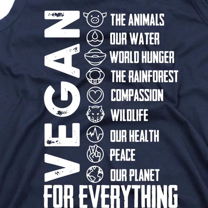 Vegan For Everything Planet Earth Day Save The Bees Tank Top