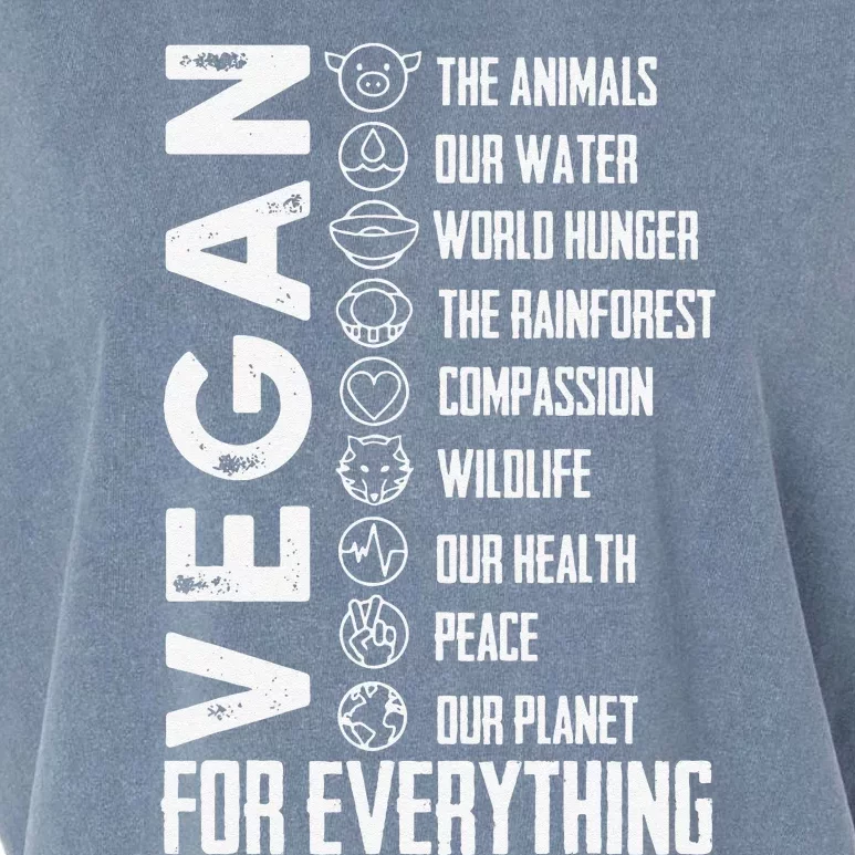 Vegan For Everything PlanetEarth Day, Save The Bees Garment-Dyed Women's Muscle Tee