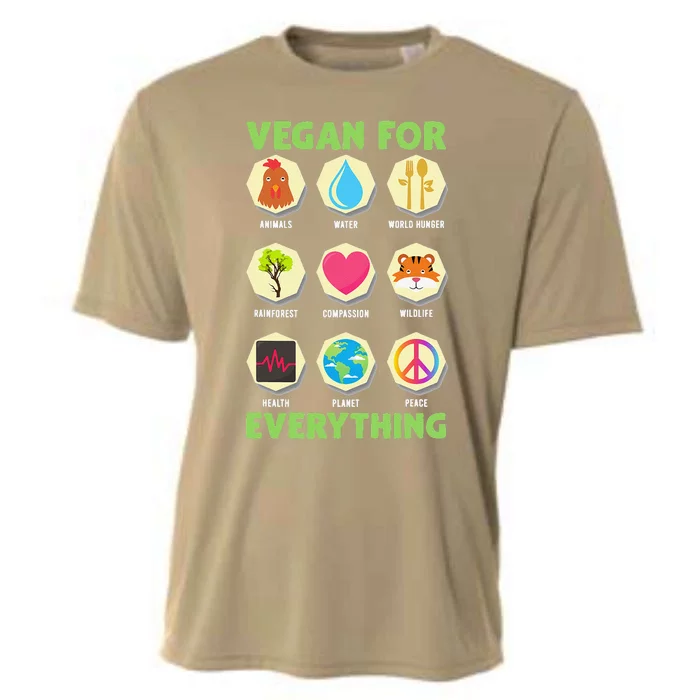 Vegan For Everything Vegan Cooling Performance Crew T-Shirt