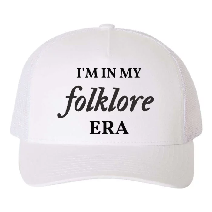 Vintageinspired Folklore Era Yupoong Adult 5-Panel Trucker Hat