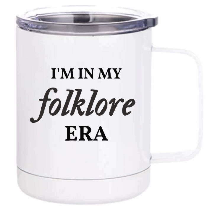 Vintageinspired Folklore Era Front & Back 12oz Stainless Steel Tumbler Cup