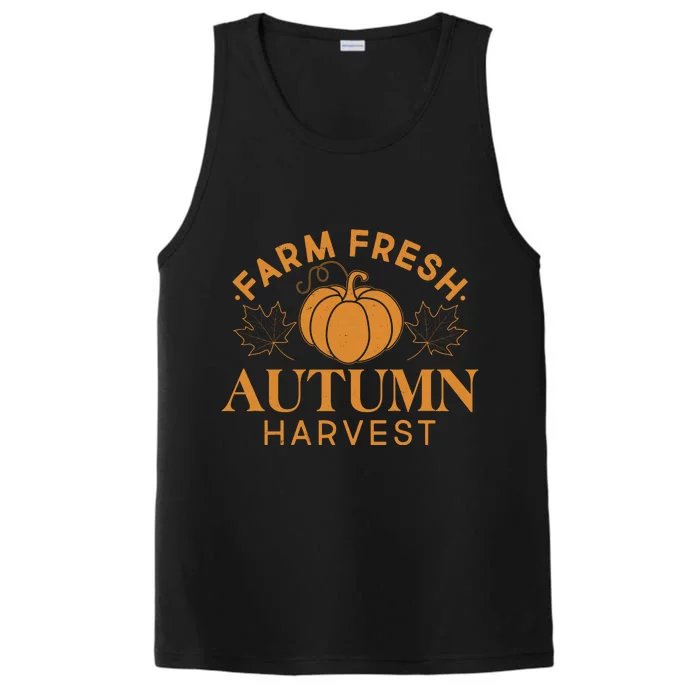 Vintage Farm Fresh Autumn Harvest Performance Tank