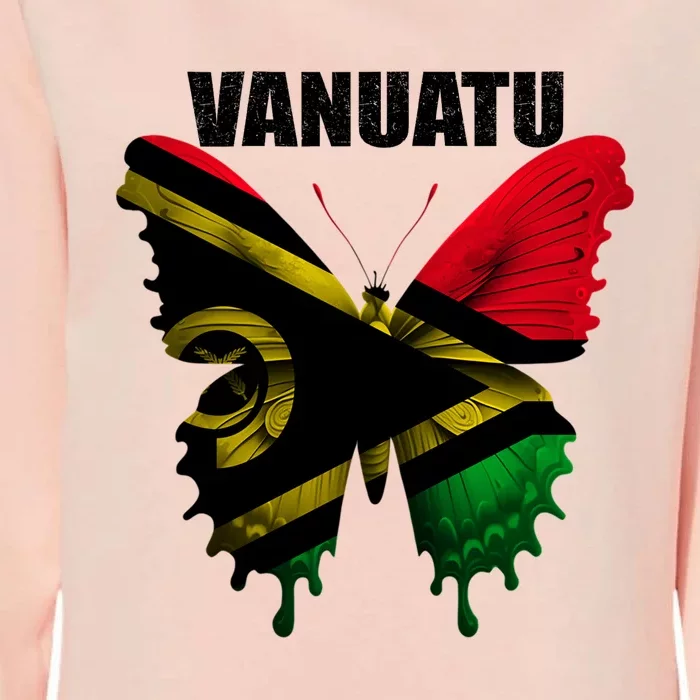 Vanuatu Flag For Proud Patriots Funny Gift Womens California Wash Sweatshirt