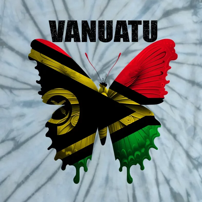 Vanuatu Flag For Proud Patriots Funny Gift Tie-Dye T-Shirt