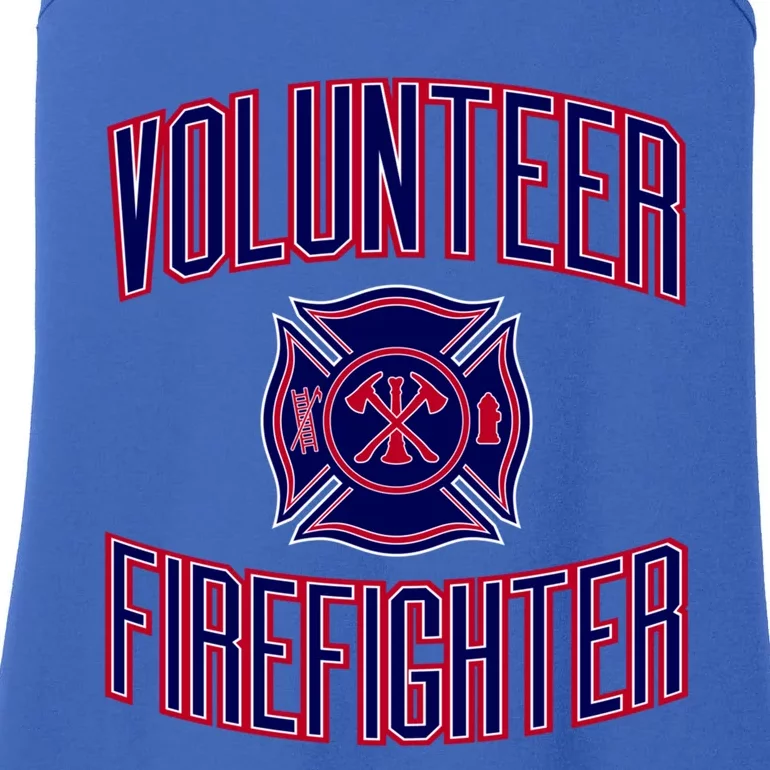 Volunteer Firefighter Funny Gift Ladies Essential Tank