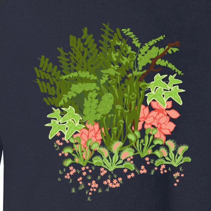 Venus Flytrap Floral Toddler Sweatshirt