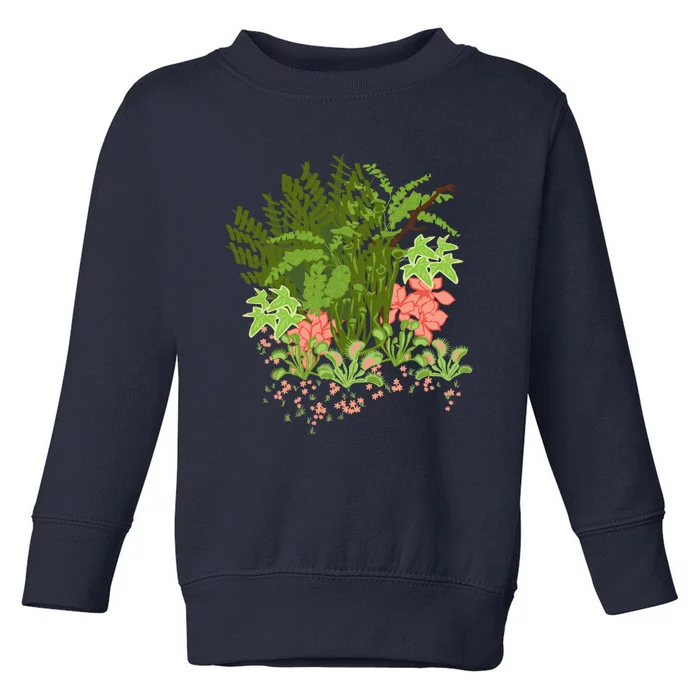 Venus Flytrap Floral Toddler Sweatshirt