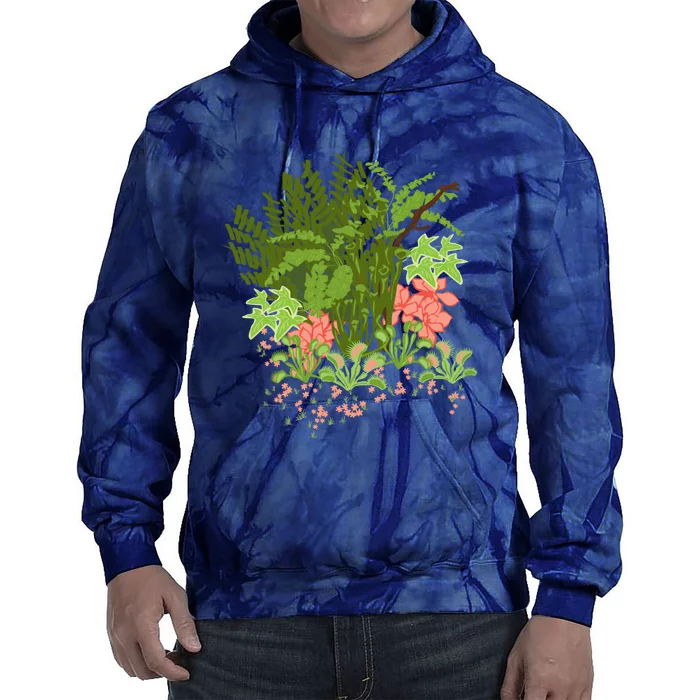 Venus Flytrap Floral Tie Dye Hoodie