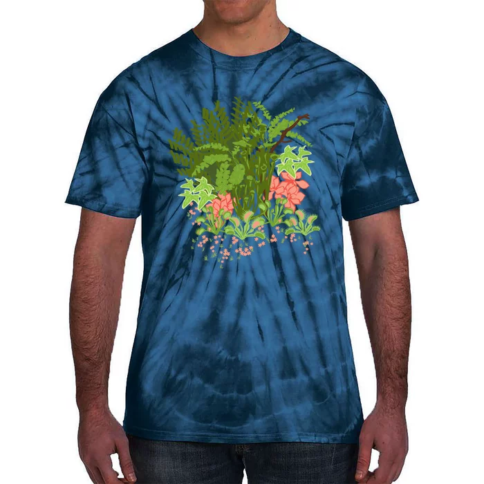 Venus Flytrap Floral Tie-Dye T-Shirt