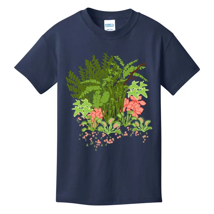 Venus Flytrap Floral Kids T-Shirt