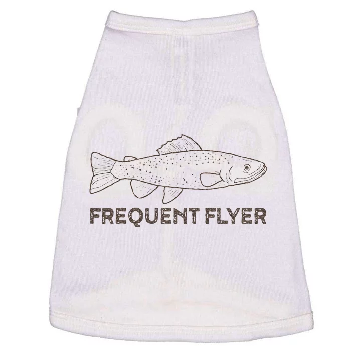 Vintage Fly Fishing Frequent Flyer Trout Fishing Doggie Tank