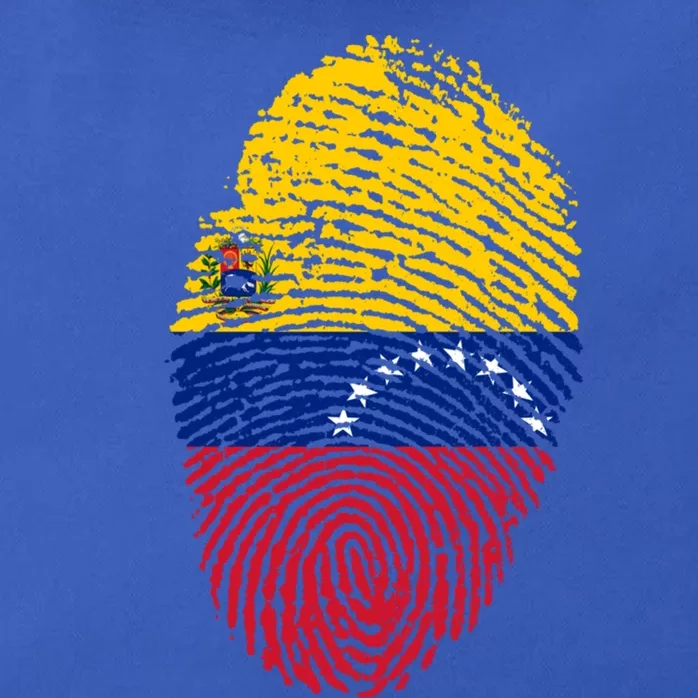 Venezuela Flag Fingerprint Great Gift Zip Tote Bag