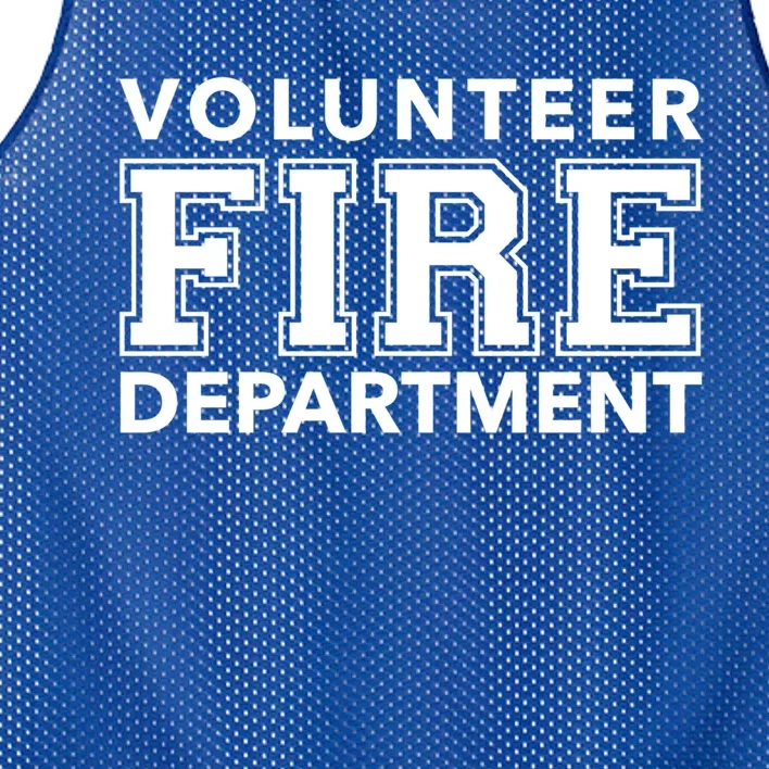 Volunteer Firefighter Fire Rescue Department Duty Gift Mesh Reversible Basketball Jersey Tank