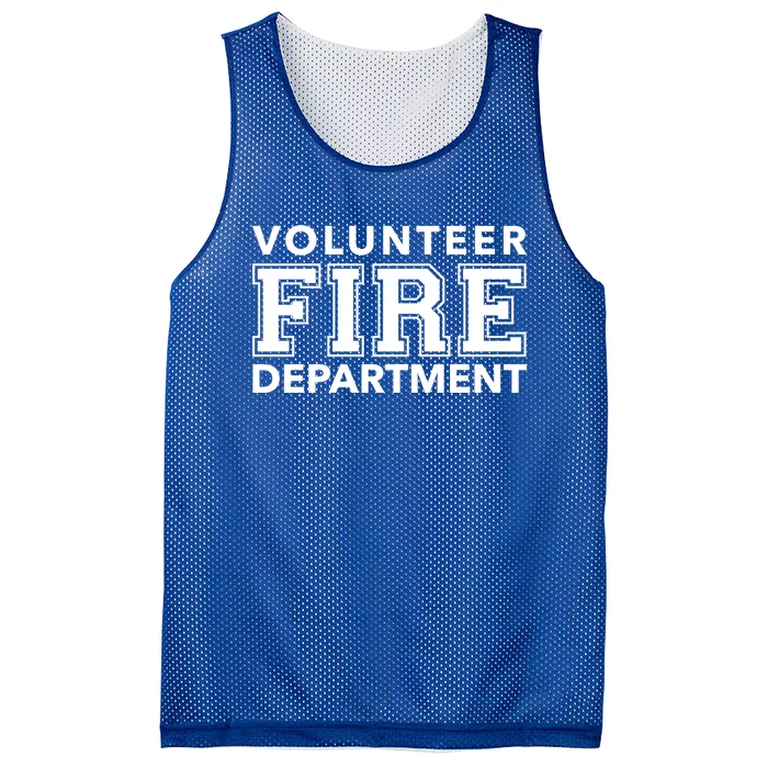 Volunteer Firefighter Fire Rescue Department Duty Gift Mesh Reversible Basketball Jersey Tank