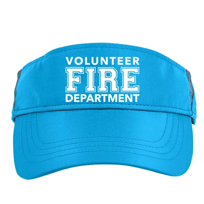 Volunteer Firefighter Fire Rescue Department Duty Gift Adult Drive Performance Visor