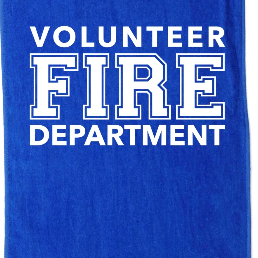 Volunteer Firefighter Fire Rescue Department Duty Gift Platinum Collection Golf Towel