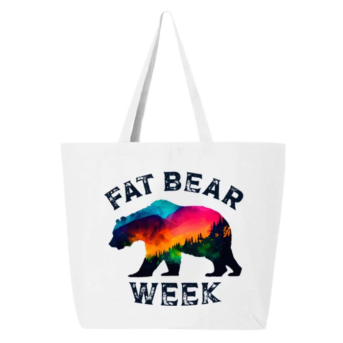 Vintage Funny Fat Bear Week 25L Jumbo Tote