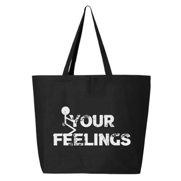 Vintage Fuck Fuck Your Feelings Grunge Lover 25L Jumbo Tote