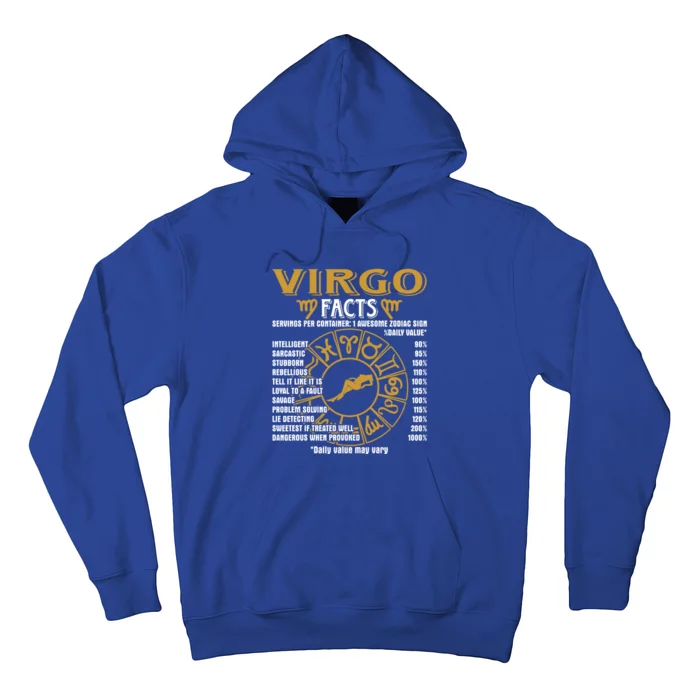 Virgo Facts Funny Virgo Birthday Horoscope Gift Hoodie