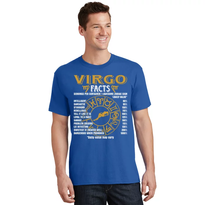 Virgo Facts Funny Virgo Birthday Horoscope Gift T-Shirt