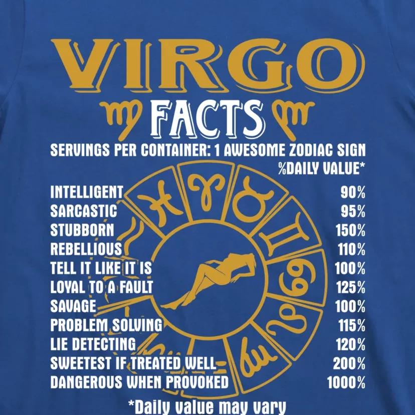 Virgo Facts Funny Virgo Birthday Horoscope Gift T-Shirt