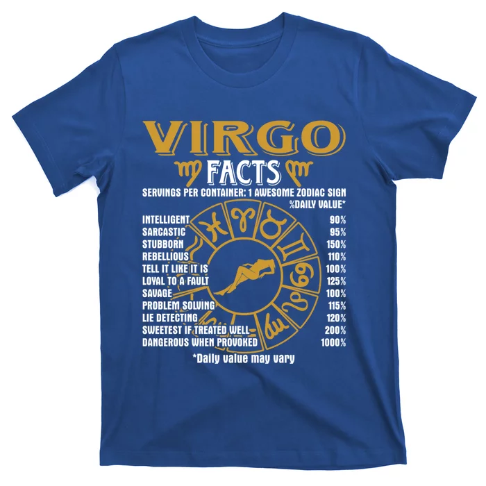 Virgo Facts Funny Virgo Birthday Horoscope Gift T-Shirt