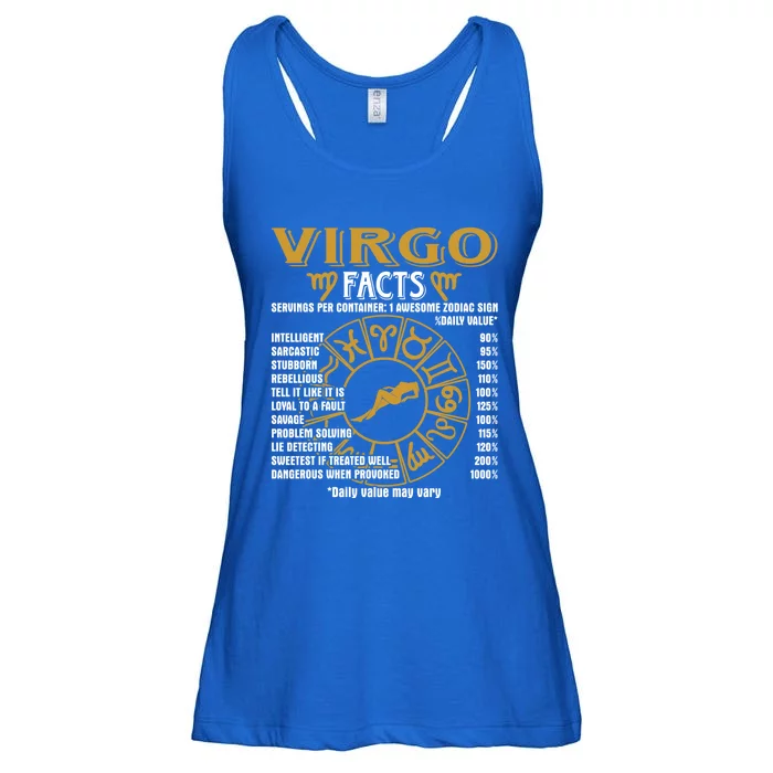 Virgo Facts Funny Virgo Birthday Horoscope Gift Ladies Essential Flowy Tank