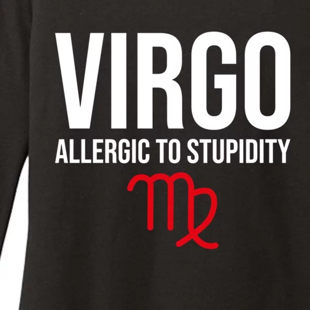 Virgo Facts Funny Sarcastic Astrology Born Birthday Quote Great Gift Womens CVC Long Sleeve Shirt