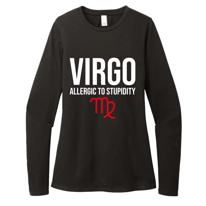 Virgo Facts Funny Sarcastic Astrology Born Birthday Quote Great Gift Womens CVC Long Sleeve Shirt