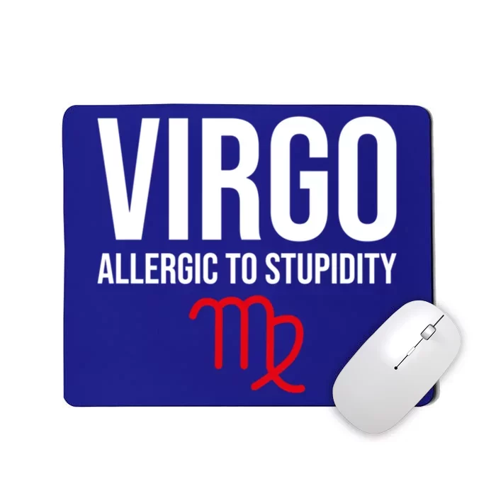 Virgo Facts Funny Sarcastic Astrology Born Birthday Quote Great Gift Mousepad