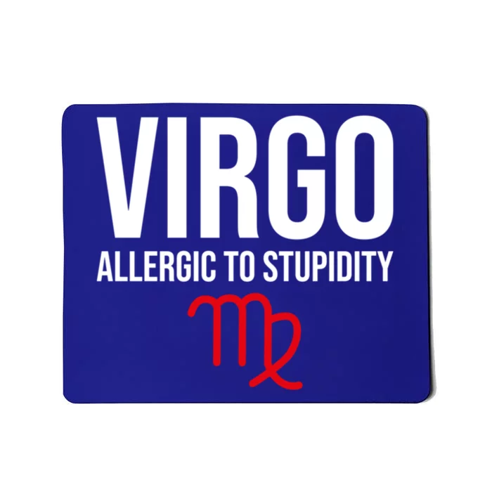 Virgo Facts Funny Sarcastic Astrology Born Birthday Quote Great Gift Mousepad