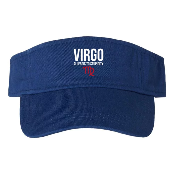 Virgo Facts Funny Sarcastic Astrology Born Birthday Quote Great Gift Valucap Bio-Washed Visor