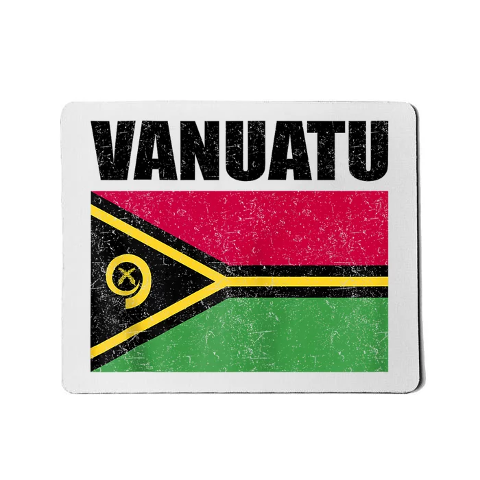 Vanuatu Flag Grunge Vintage Gift Mousepad