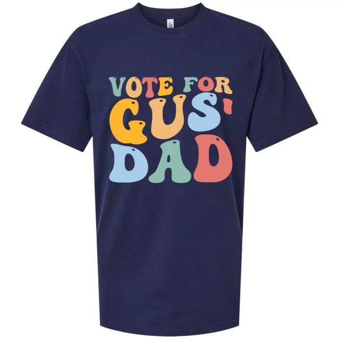 Vote For Gus Dad Team Gus Tim Walz Gus Walz Sueded Cloud Jersey T-Shirt