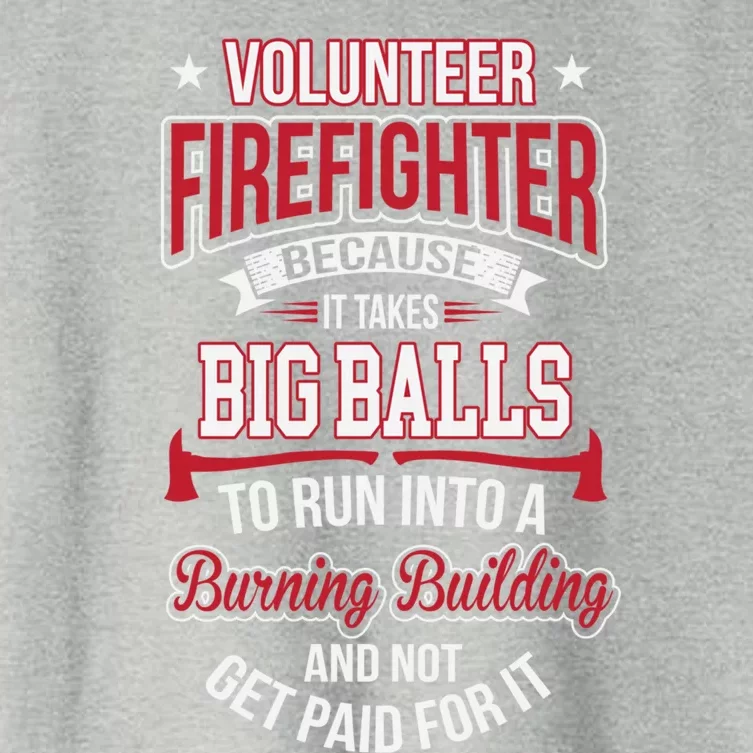 Volunteer Firefighter Gift Women's Crop Top Tee